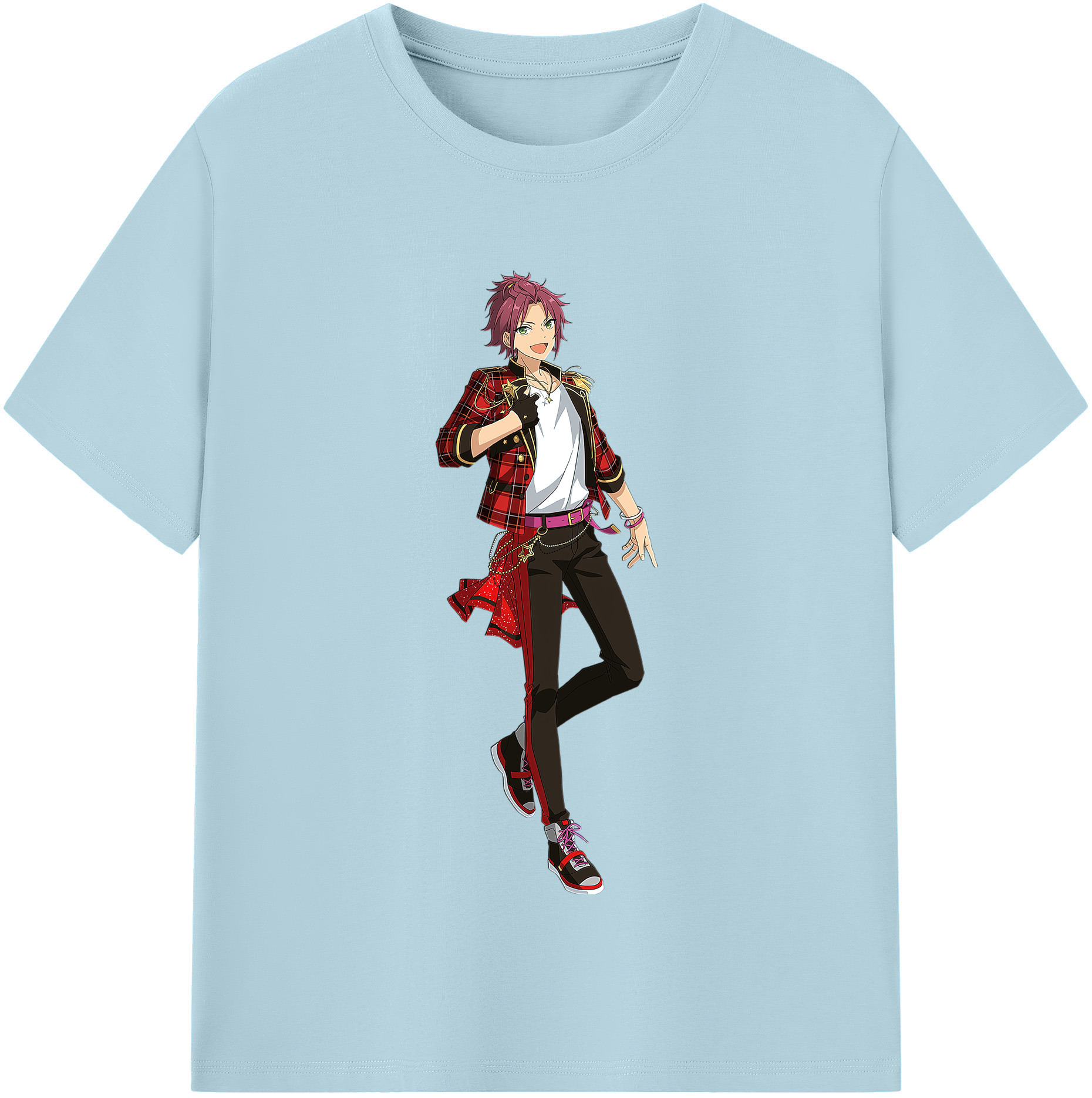 （画像用） あんさんぶるスターズ! Ensemble Stars 綿100％半袖Tシャツ（フロントプリント）